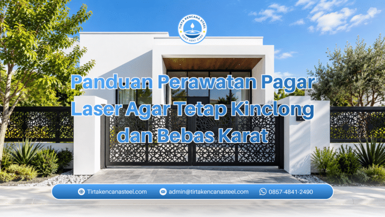 Panduan Perawatan Pagar Laser Agar Tetap Kinclong dan Bebas Karat