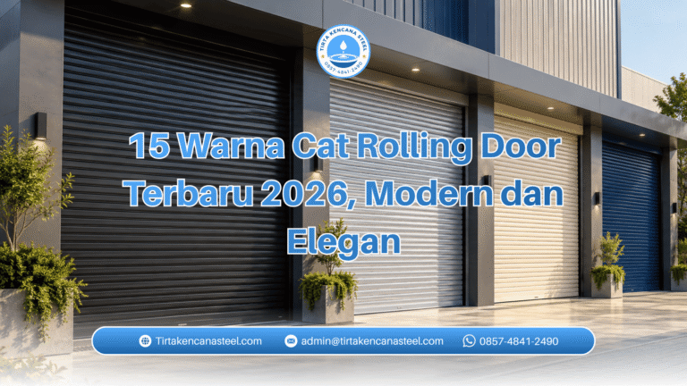 15 Warna Cat Rolling Door Terbaru 2026, Modern dan Elegan