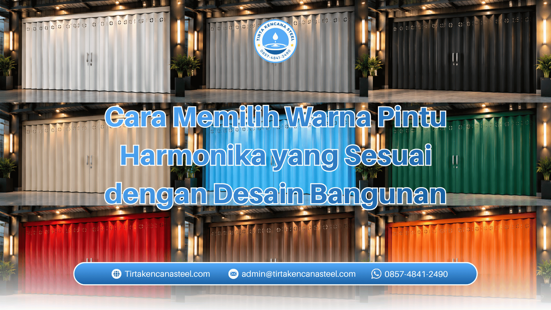 Cara Memilih Warna Pintu Harmonika yang Sesuai dengan Desain Bangunan