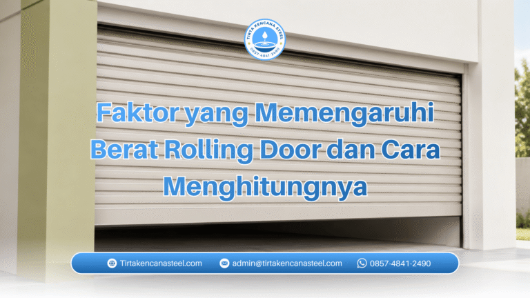 Faktor yang Memengaruhi Berat Rolling Door dan Cara Menghitungnya