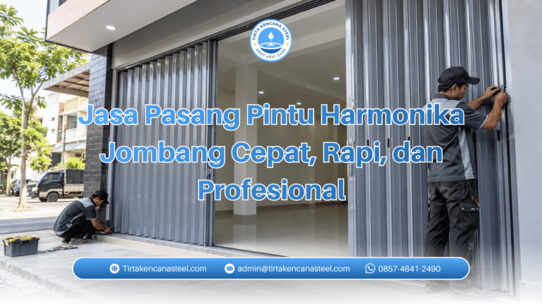 Jasa Pasang Pintu Harmonika Jombang Cepat, Rapi, dan Profesional