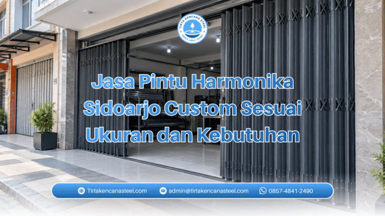 Jasa Pintu Harmonika Sidoarjo Custom Sesuai Ukuran dan Kebutuhan