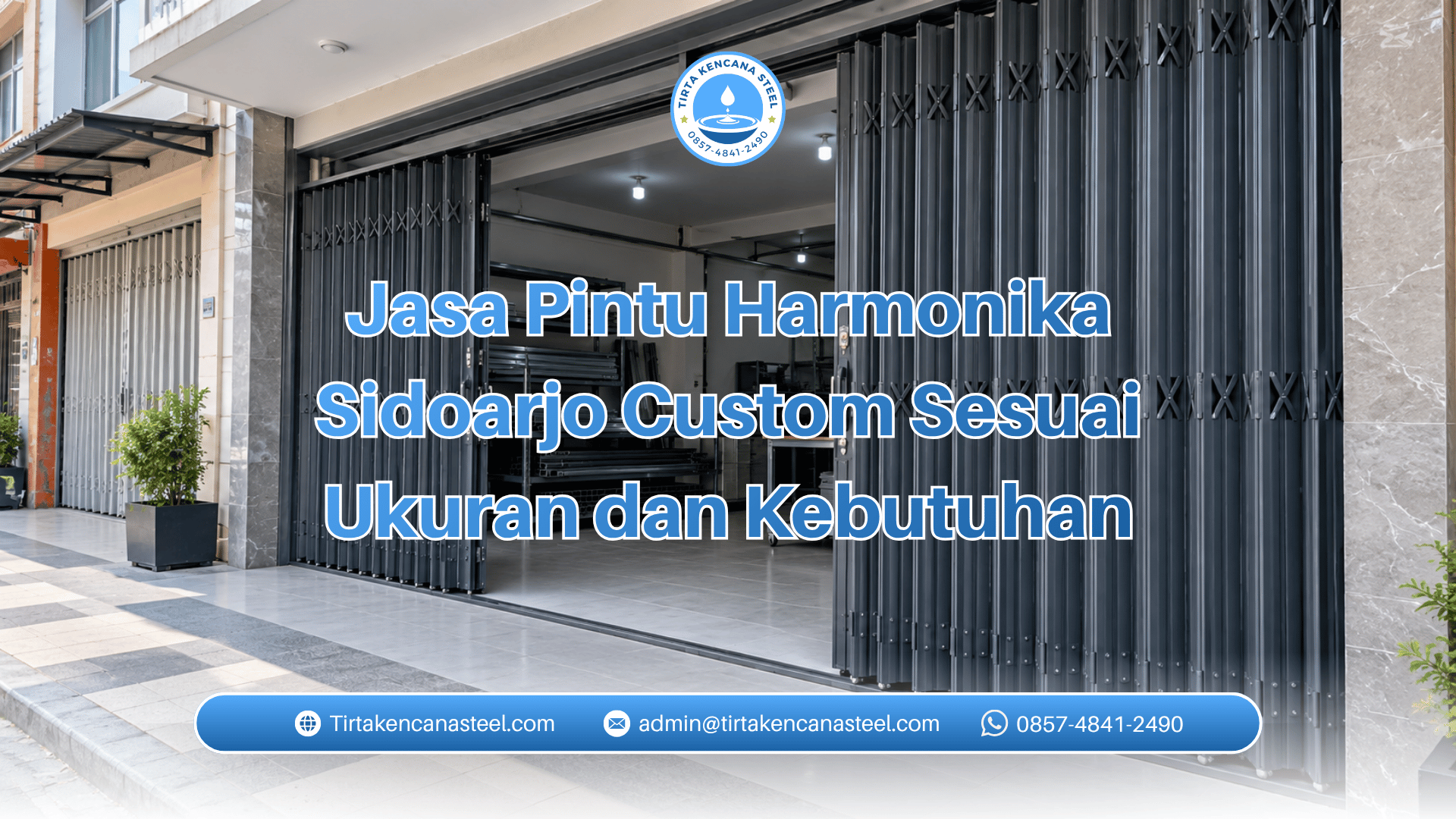 Jasa Pintu Harmonika Sidoarjo Custom Sesuai Ukuran dan Kebutuhan