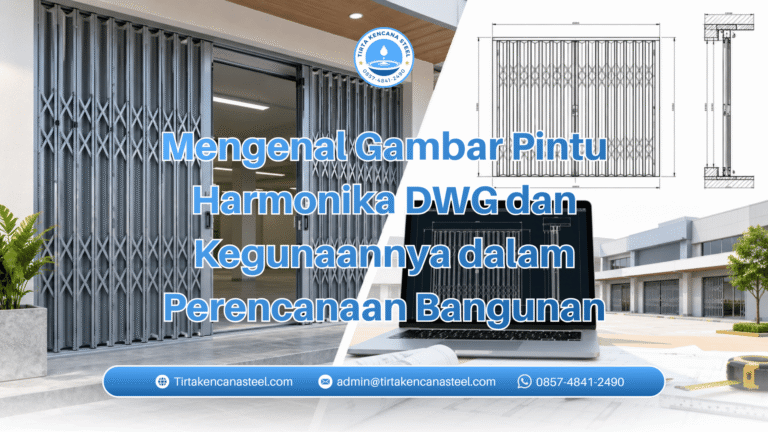 Mengenal Gambar Pintu Harmonika DWG dan Kegunaannya dalam Perencanaan Bangunan