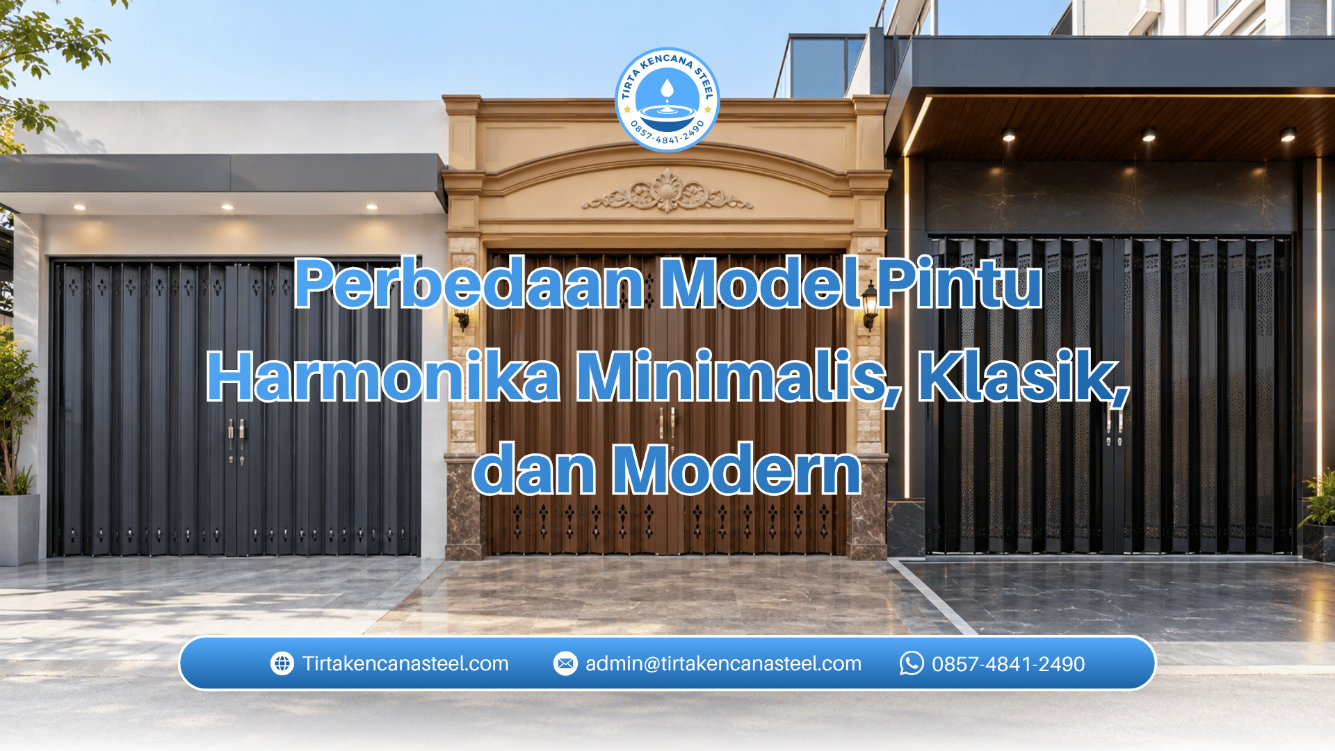 Perbedaan Model Pintu Harmonika Minimalis, Klasik, dan Modern