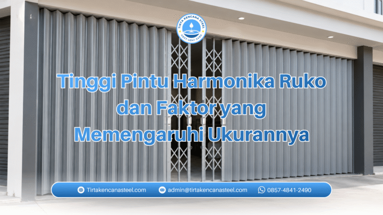 Tinggi Pintu Harmonika Ruko dan Faktor yang Memengaruhi Ukurannya